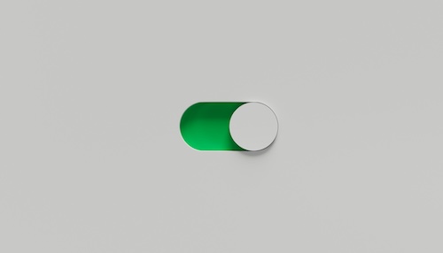 Turn on all the power A toggle button is switched to the ON position.
